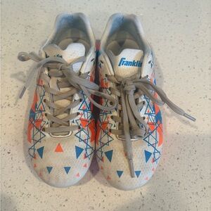 Kids soccer cleats  - Gray, Blue, and Orange